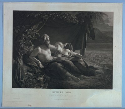Ruth und Boas von Pierre Alexandre Tardieu