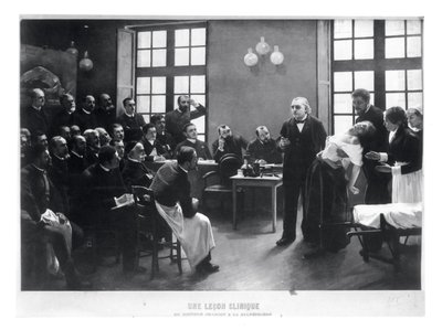 Eine klinische Lektion mit Doktor Charcot in der Salpetriere, 1887 von Pierre Andre Brouillet