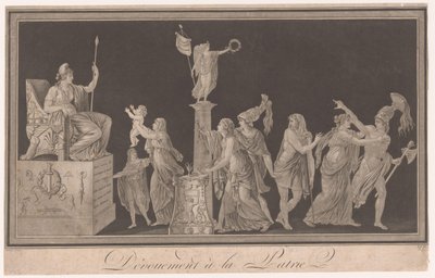 Allegorie auf die Hingabe an Frankreich von Pierre Antoine Demachy