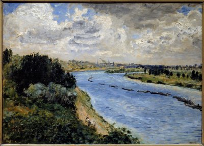 Barke auf der Seine (Gemälde von Pierre Auguste Renoir) von Pierre Auguste Renoir