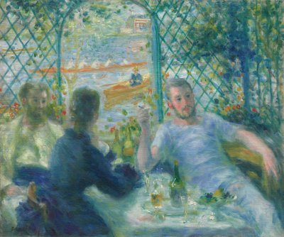 Mittagessen im Restaurant Fournaise, 1875 von Pierre Auguste Renoir