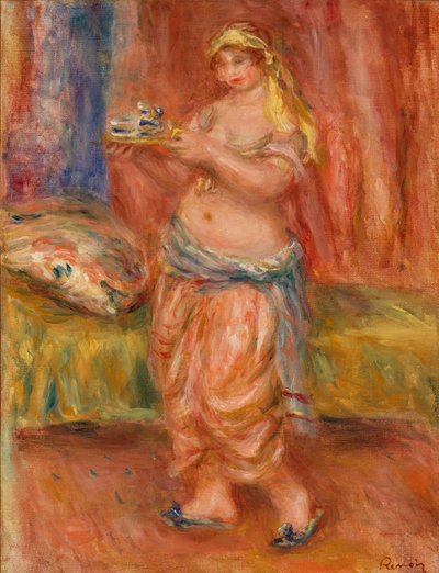 Odaliske mit Teeservice von Pierre Auguste Renoir