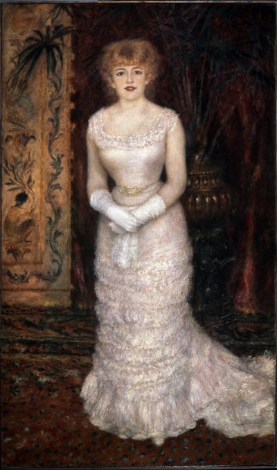Porträt der Schauspielerin Jeanne Samary von Pierre Auguste Renoir