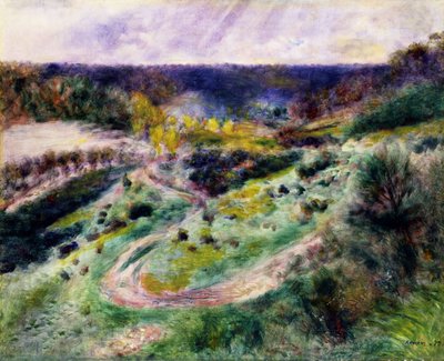 Straße bei Wargemont von Pierre-Auguste Renoir
