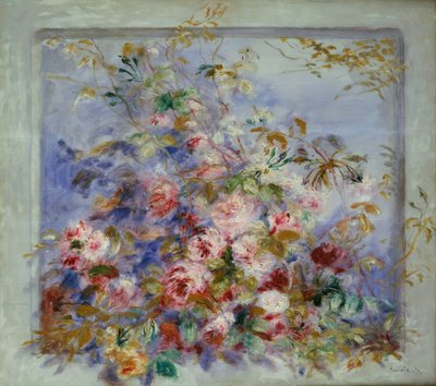 Rosen im Fenster, 1879 von Pierre Auguste Renoir