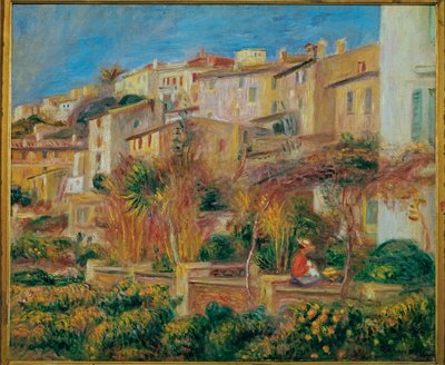 Terrasse in Cagnes von Pierre Auguste Renoir