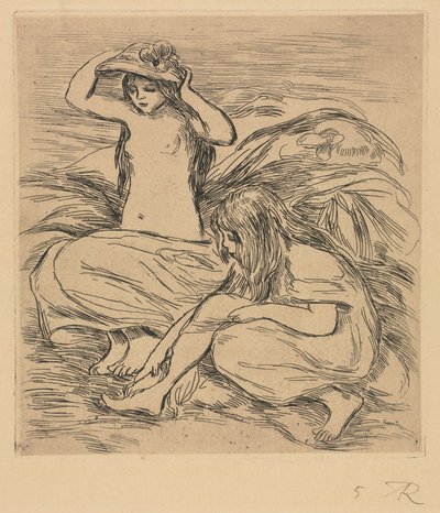 Die zwei Badenden von Pierre Auguste Renoir