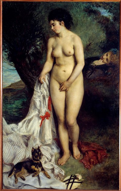 Der Greifbader. Gemälde von Pierre-Auguste Renoir (1841-1919) von Pierre Auguste Renoir