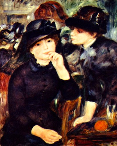 Zwei Mädchen in Schwarz von Pierre-Auguste Renoir