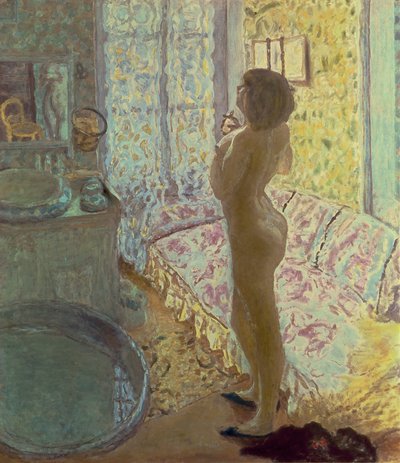 Akt im Gegenlicht, oder Das Eau de Cologne, 1908-09 von Pierre Bonnard