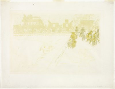 Die Brücke, aus Einige Aspekte des Pariser Lebens von Pierre Bonnard