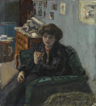 Junge Frau in einem Innenraum, ca. 1906 von Pierre Bonnard