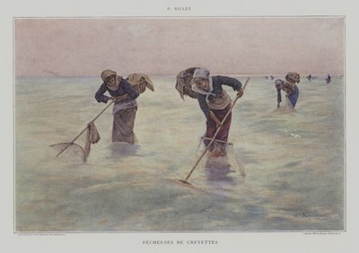 Garnelenfischerinnen von Pierre Celestin Billet
