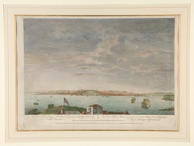 Ansicht der Stadt Boston, der Hauptstadt von Neuengland, in Nordamerika von Pierre Charles Canot