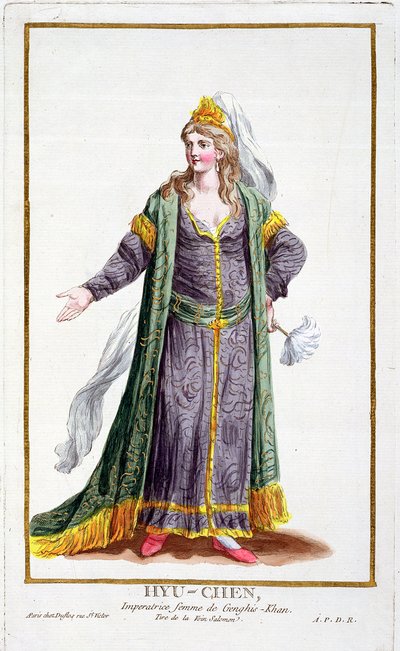 Hyu-Chen, Frau von Dschingis Khan, aus 