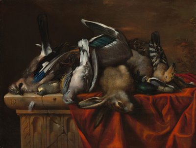 Stillleben mit Jagdtrophäen von Pierre Dupuis