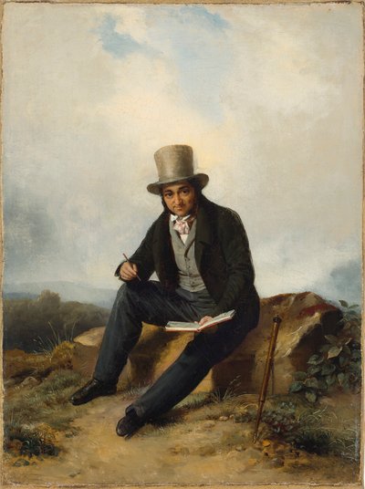 Porträt von André Jolivard 1787-1851 von Pierre Duval Le Camus