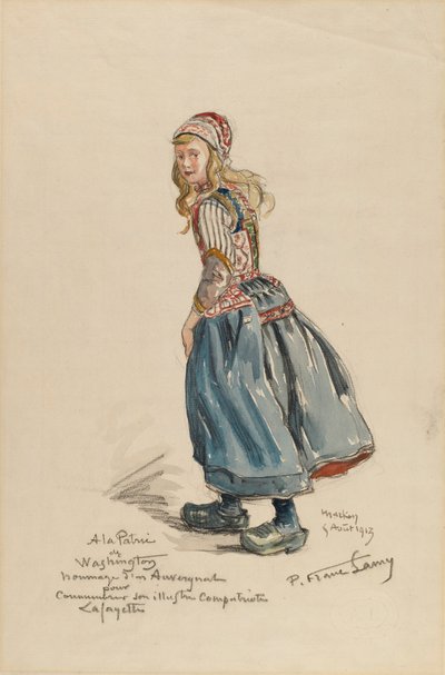Bauernmädchen von Pierre Franc Lamy