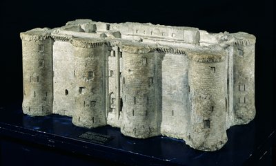 Modell der Bastille aus einem der Steine der Bastille von Pierre Francois Palloy