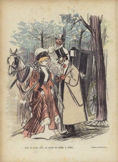Illustration für Le Rire von Pierre Georges Jeanniot