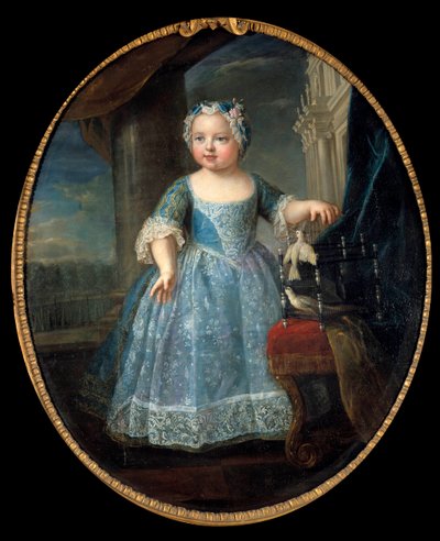 Porträt von Louise Marie von Frankreich, genannt Madame, dritte Tochter von Ludwig XV. Gemälde von Pierre Gobert, 18. Jahrhundert von Pierre Gobert