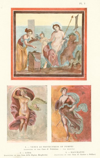 Venus als Beschützerin von Pompeji, Leda, Bacchantin von Pierre Gusman