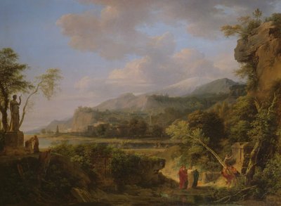 Cicero entdeckt das Grab von Archimedes, 1787 von Pierre Henri de Valenciennes