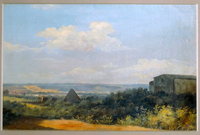 Die Cestius-Pyramide in Rom von Pierre Henri de Valenciennes
