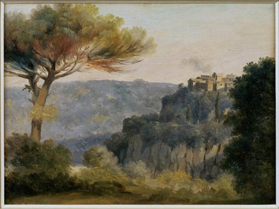 Das Dorf Nemi von Pierre Henri de Valenciennes