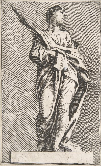 Stehende weibliche Figur von Pierre Ignace Parrocel