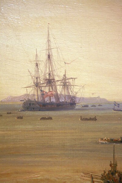 Kampf am Grand Port, 23. August 1810 von Pierre Julien Gilbert