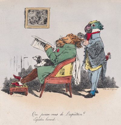 Was denkst du über die Expedition aus Metamorphosen des Tages, 1829 von Pierre Langlumé