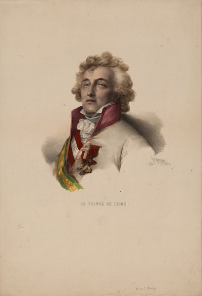 Porträt von Charles-Joseph, Prinz de Ligne 1735-1814, 1825 von Pierre Louis Henri Grevedon