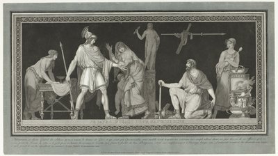 Offizier entschuldigt sich bei Philopoemen von Pierre Michel Alix