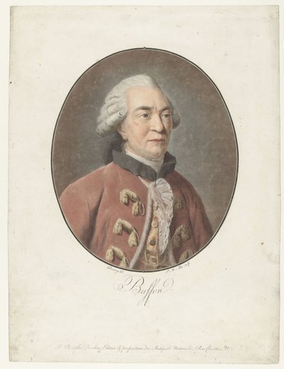 Porträt von Georges Louis Leclerc Graf von Buffon von Pierre Michel Alix