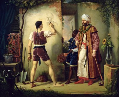 Fra Filippo Lippi (ca.1406-69) 1819 von Pierre Nolasque Bergeret