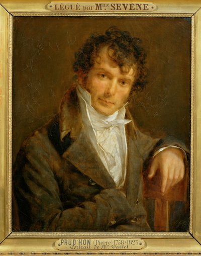 Porträt von M. Vallet, Finanzempfänger von Pierre Paul (attr. to) Prud