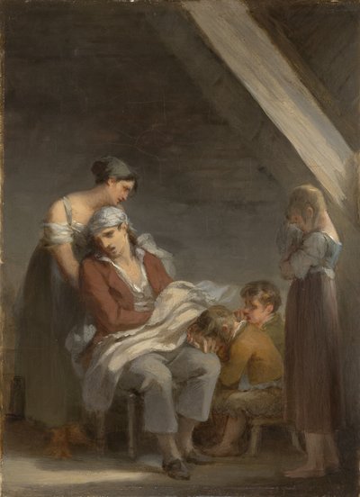 Eine Familie in der Verzweiflung von Pierre Paul Prudhon