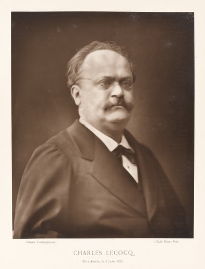 Charles Lecocq (Paris, 1832) von Pierre Petit