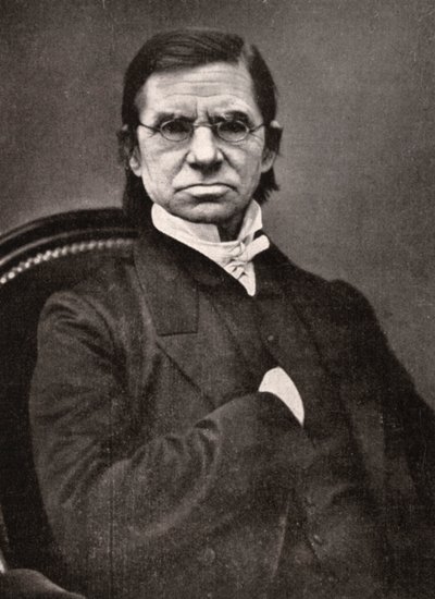 Emile Littre, französischer Lexikograf und Philosoph, 19. Jahrhundert von Pierre Petit