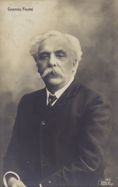 Gabriel Fauré, französischer Komponist, Organist, Pianist und Lehrer (1845-1924) von Pierre Petit