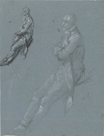 Zwei Studien von Rutger Jan Schimmelpenninck und eine Skizze seiner Frau von Pierre Prud
