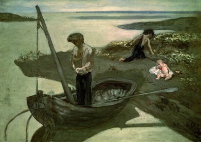 Skizze für den armen Fischer von Pierre Puvis de Chavannes