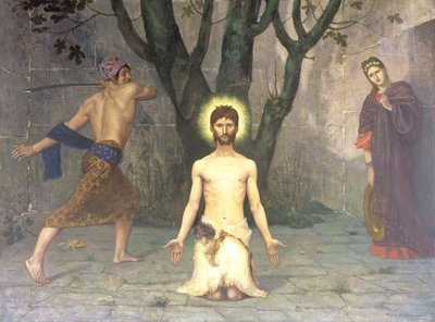 Die Enthauptung von St. Johannes dem Täufer, 1869 von Pierre Puvis de Chavannes