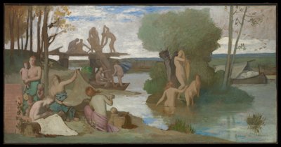 Der Fluss von Pierre Puvis de Chavannes