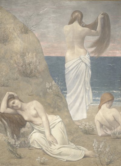Junge Mädchen am Meer, 1887 von Pierre Puvis de Chavannes