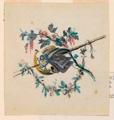 Trophäen mit historischen Attributen von Pierre Ranson