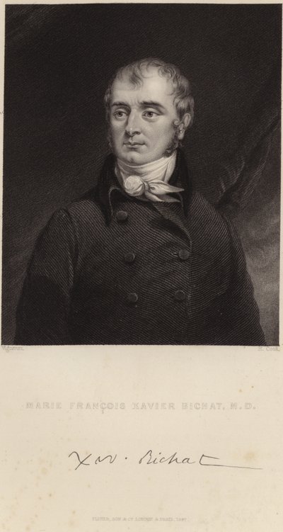 Porträt von Marie Francois Xavier Bichat von Pierre Roch Vigneron