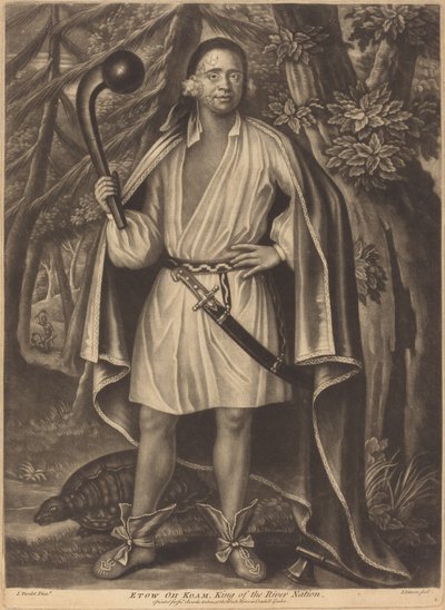 Etow oh Koam, König der Flussnation von Pierre Simon II after John Verelst
