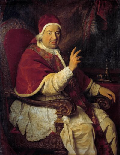Porträt von Papst Benedikt XIV. von Pierre Subleyras